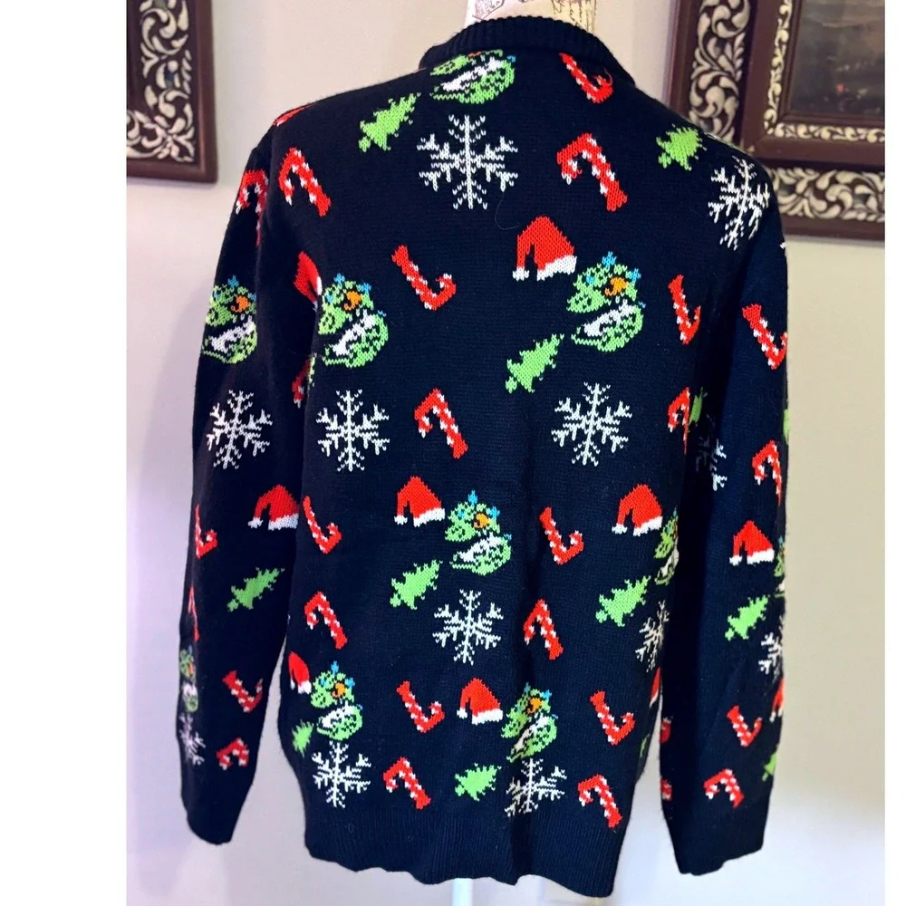 Nickelodeon RUGRATS REPTAR Christmas Ugly Sweater XL festive sweater gift‎